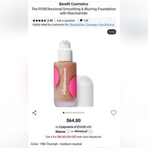 Benefit The POREfessional Foundation - 19N